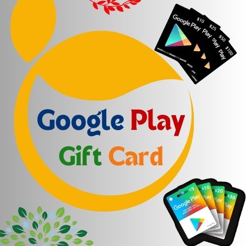 100% Unused Google Play Gift Card